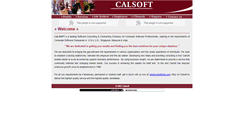 Desktop Screenshot of calsoftindia.com